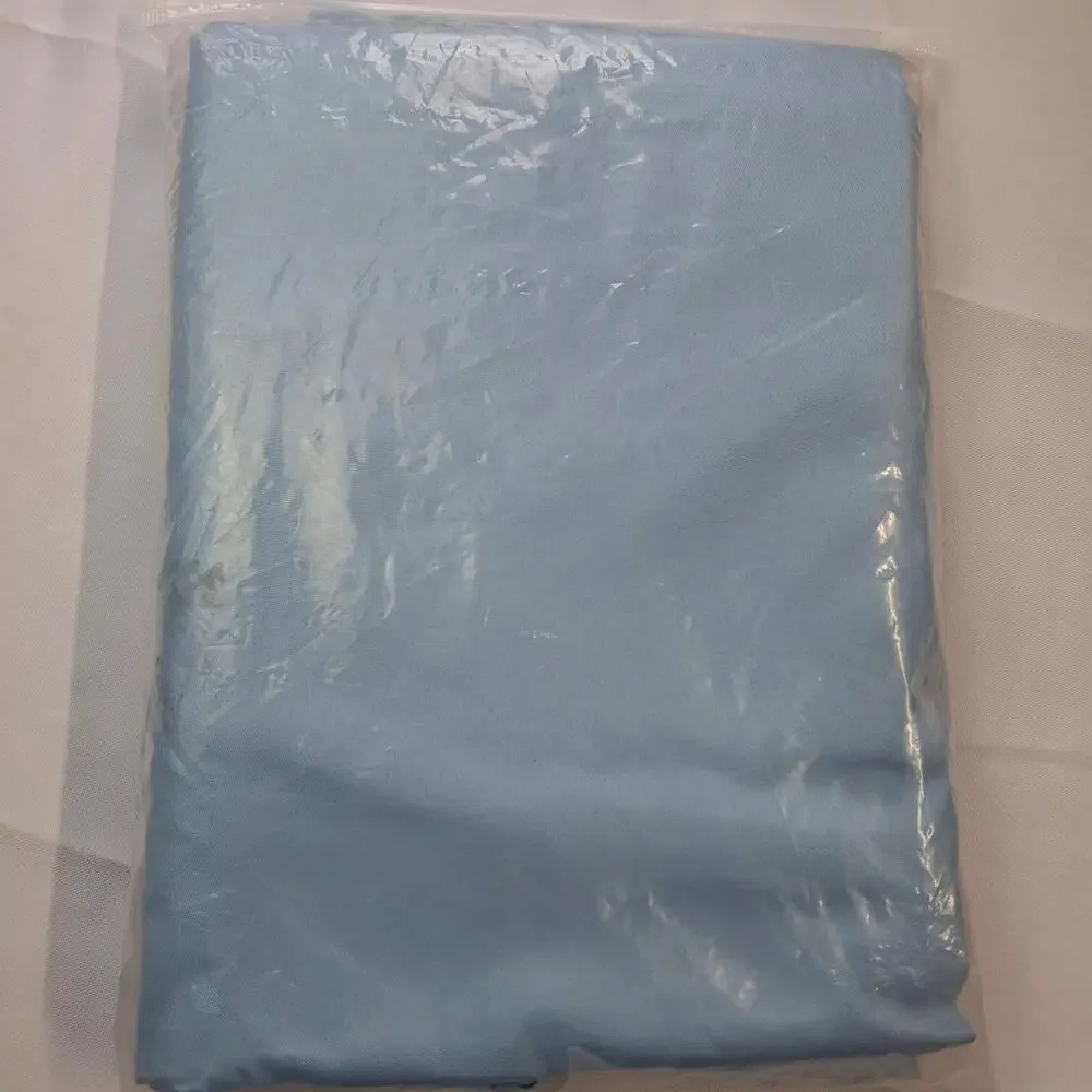 Fokitut Round Tablecloth 70” Blue Mist Waterproof Polyester 2 Pack